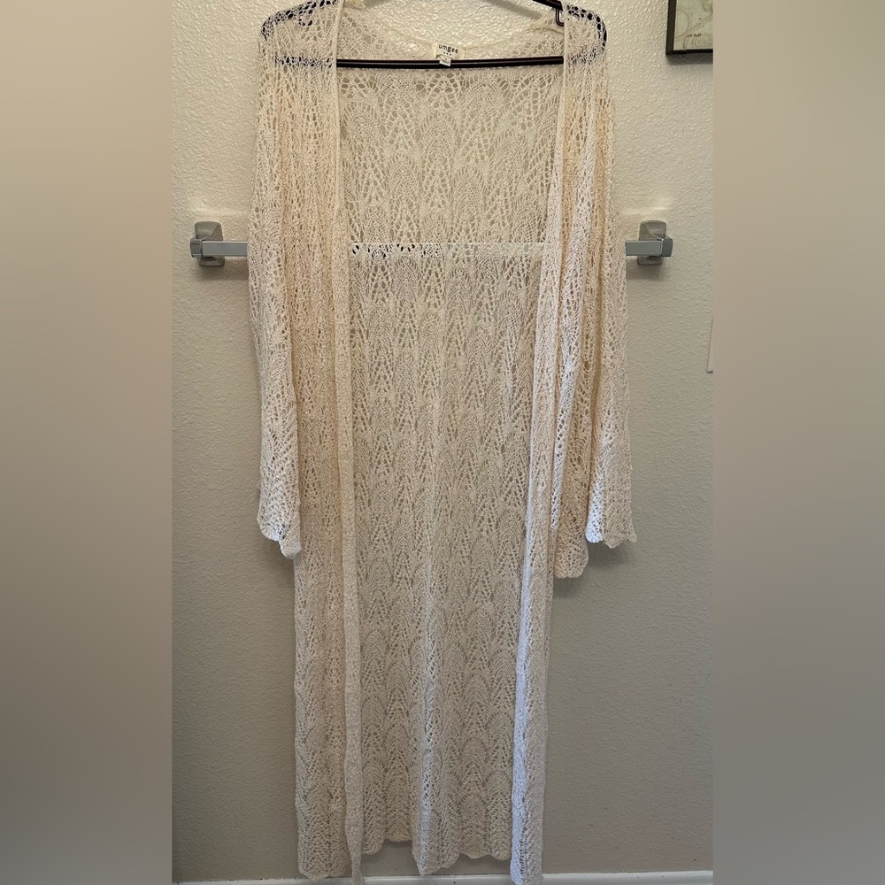 NWOT Bell Sleeve Swim Cover / Cardigan